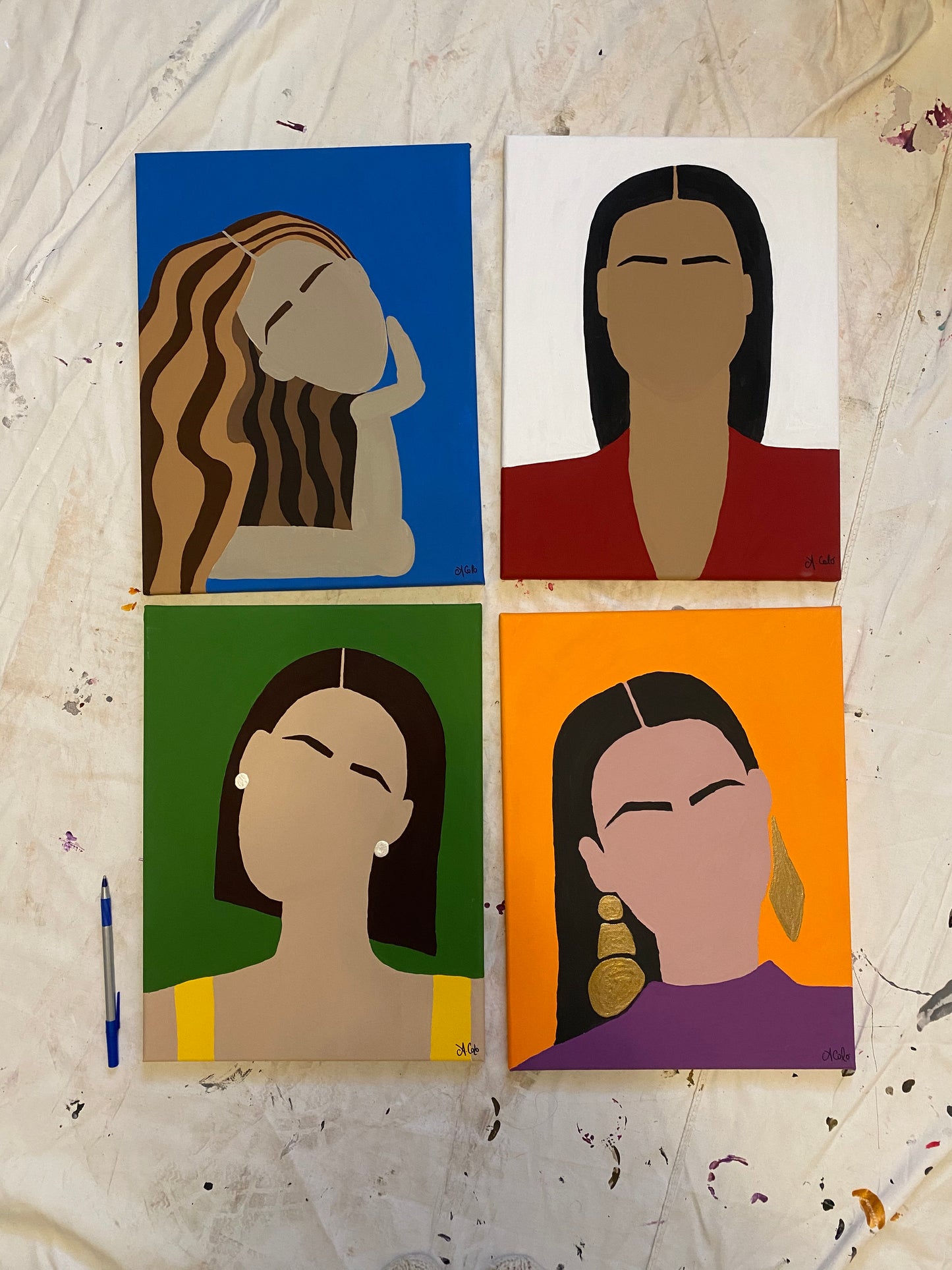 Girl with Gold Earrings