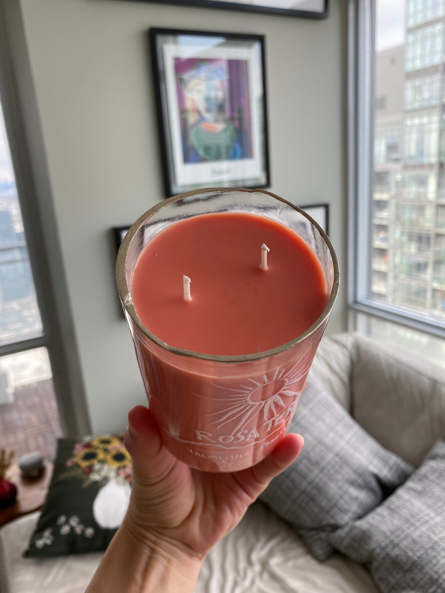 Rosa Terra Candle