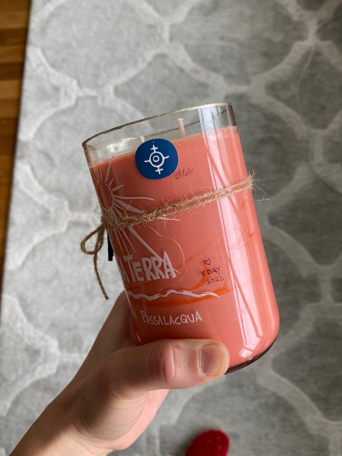 Rosa Terra Candle
