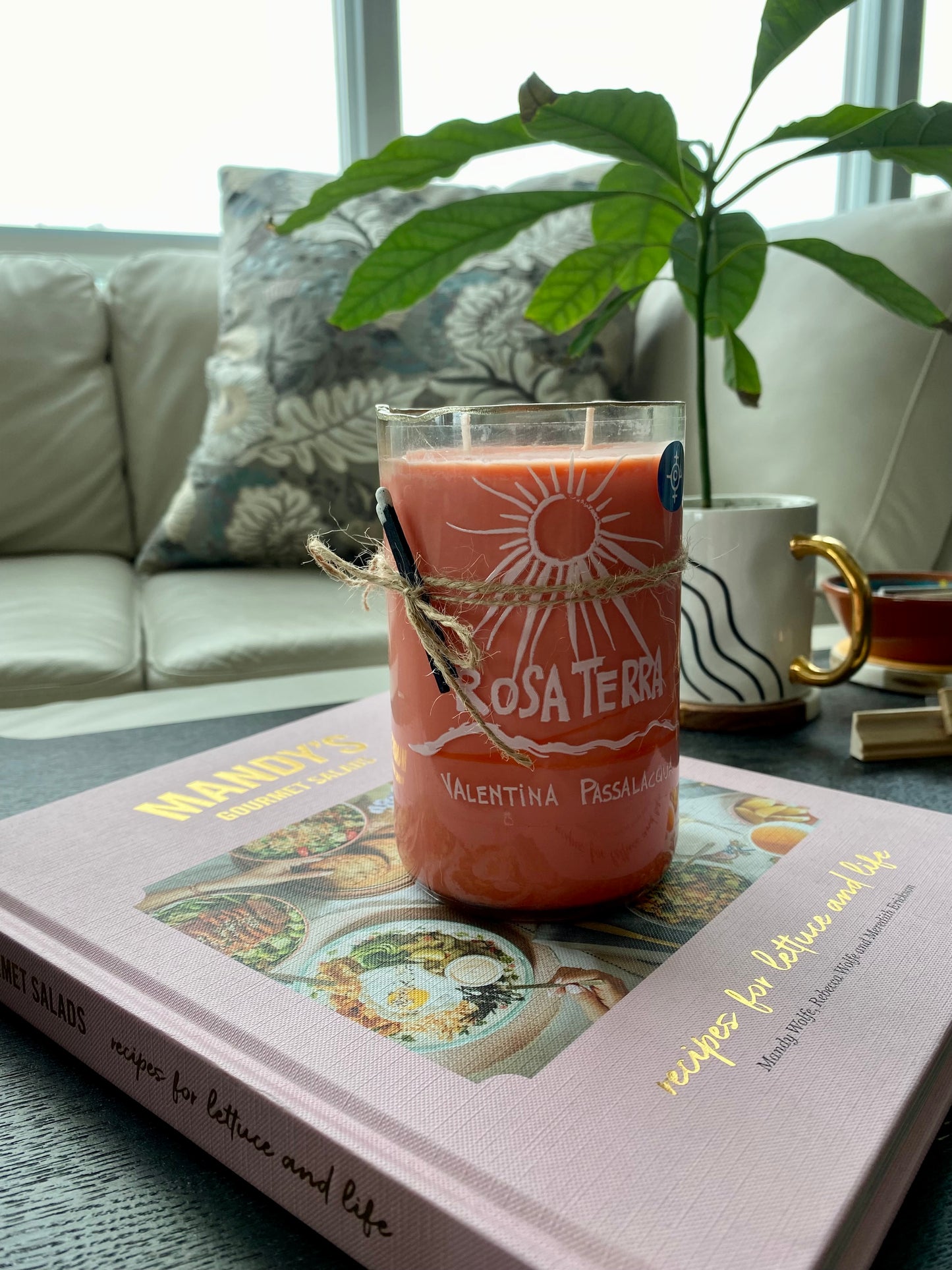 Rosa Terra Candle