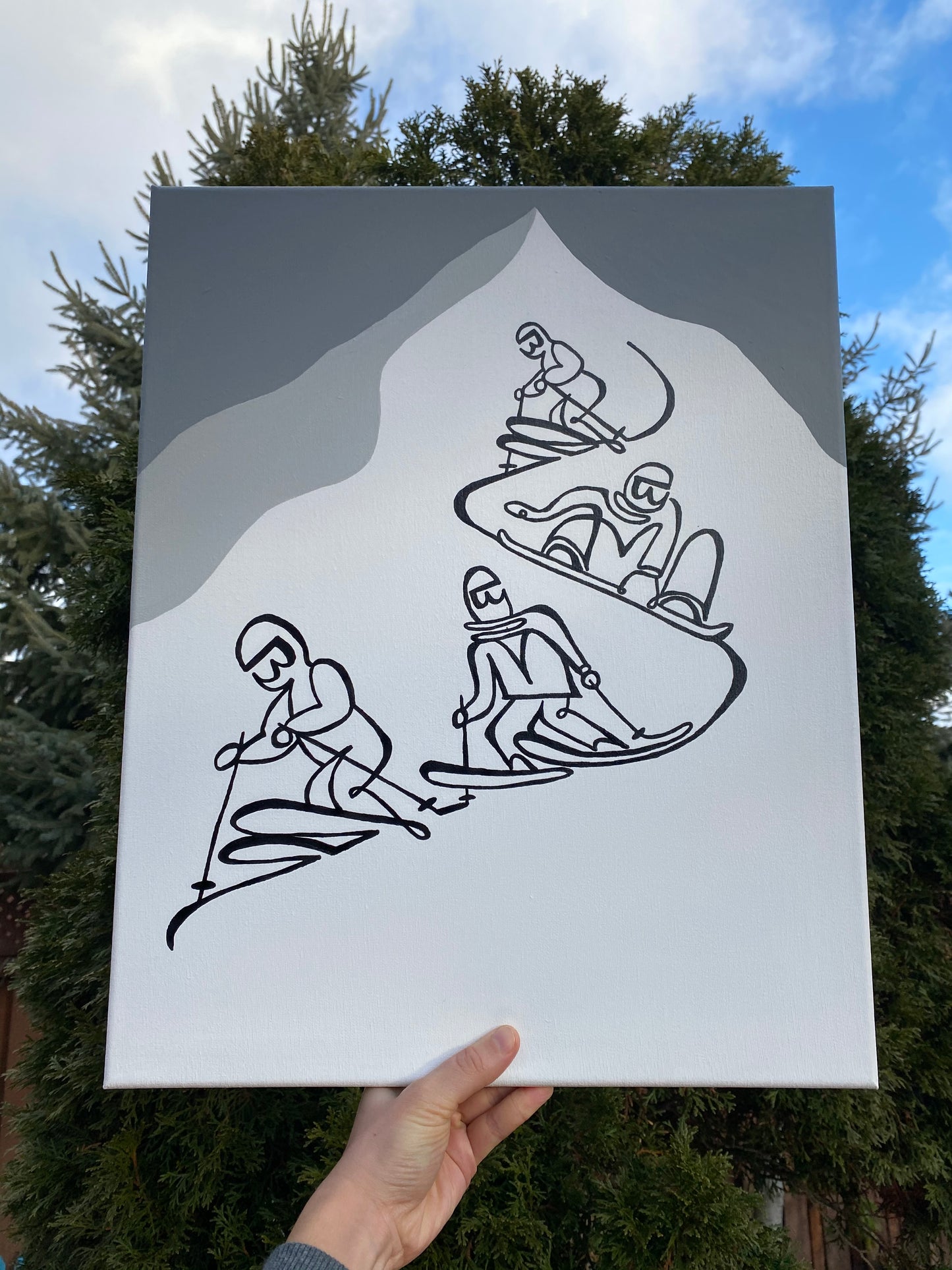 Skiing & Snowboard Family