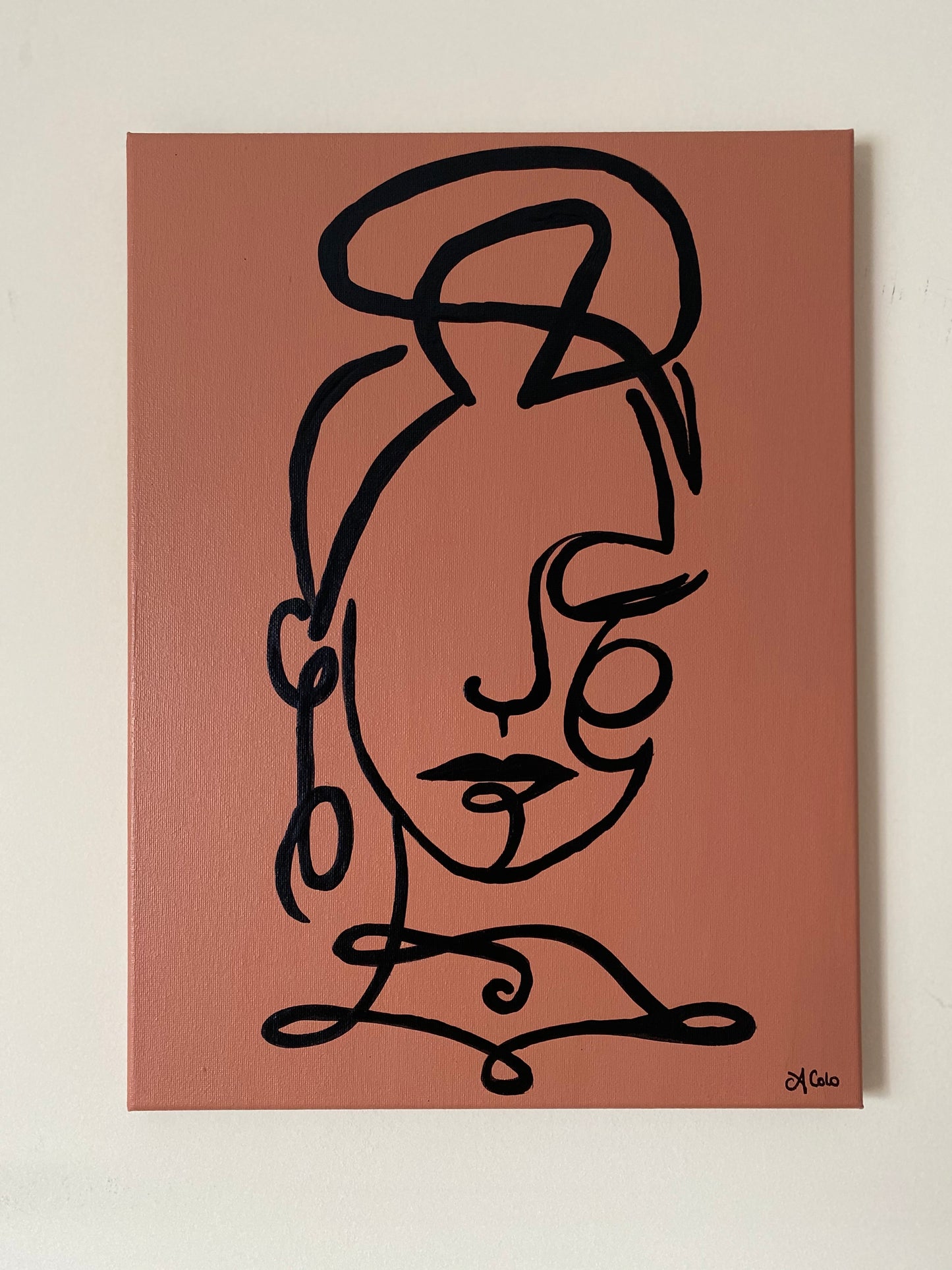 Boho Girl with Bun