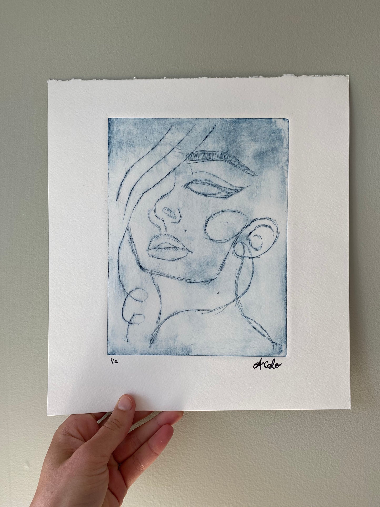 Woman's Face Print