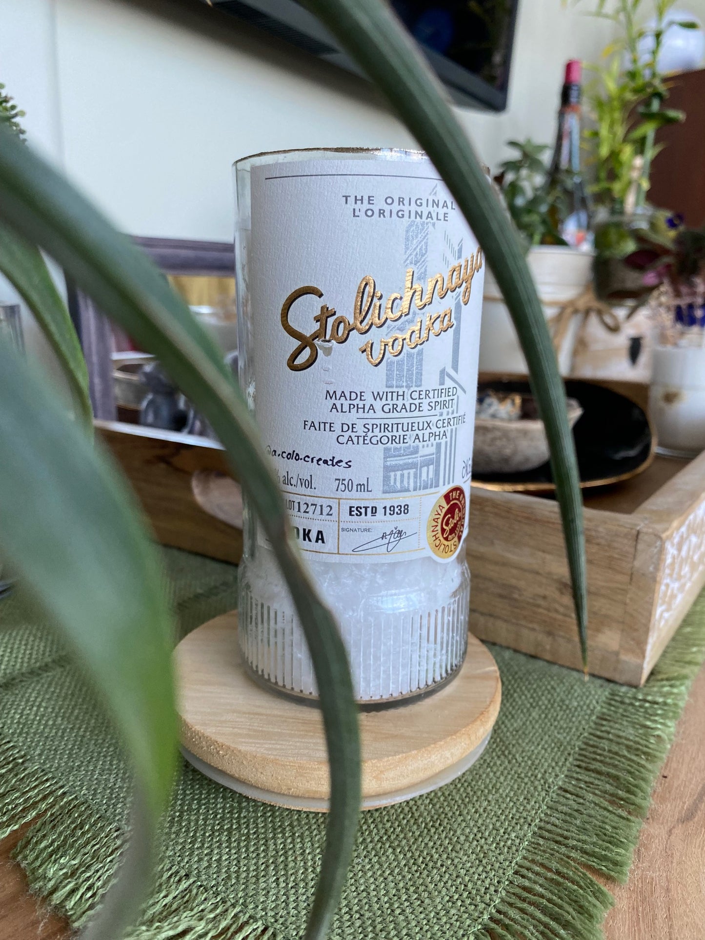 Stolichnaya Candle