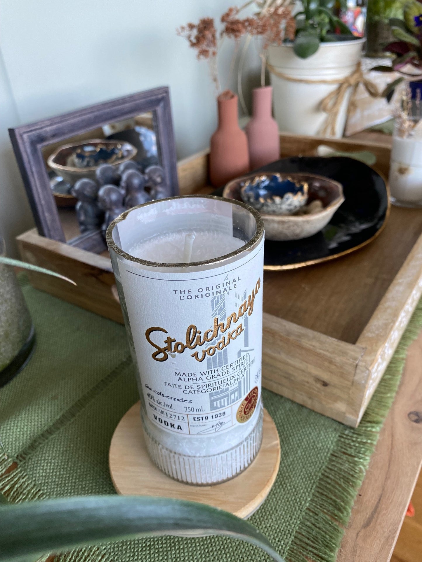 Stolichnaya Candle