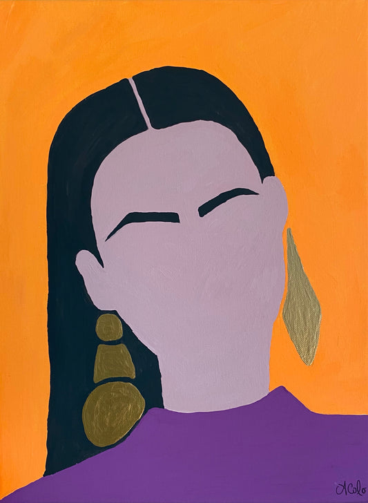 Girl with Gold Earrings