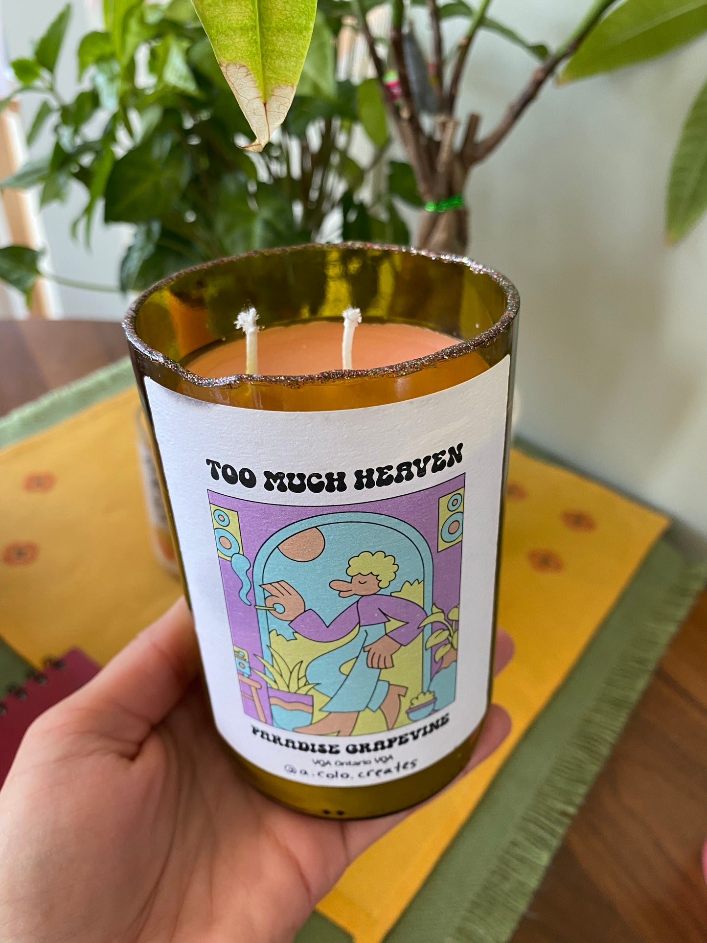 Too Much Heaven Candle